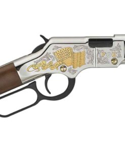 henry fraternal order of eagles tribute edition blued lever action rifle 22