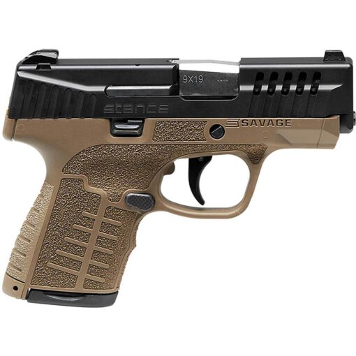 savage arms stance 9mm luger 32in flat dark earth pistol 7 1 rounds