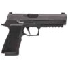 sig sauer p320 10mm auto 5in black pistol 15 1 rounds