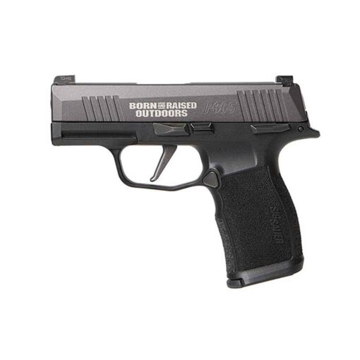 sig sauer p365x born raised 9mm lugger 31in elite carbon gray pistol