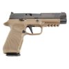 wilson combat p320 9mm luger 47in tan black dlc stainless steel pistol